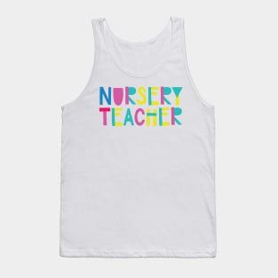 Nursery Teacher Gift Idea Cute Back to School Tank Top